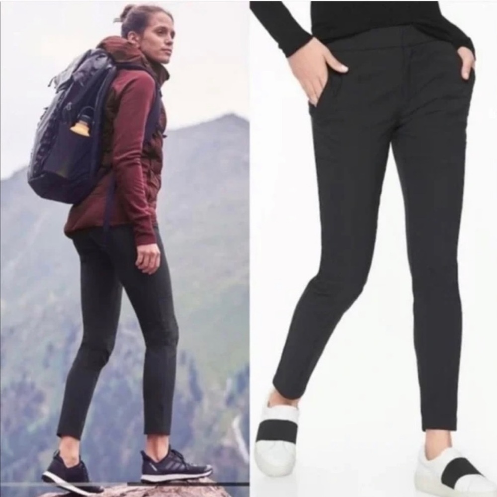 Athleta Wander Stash Skinny Black Pant